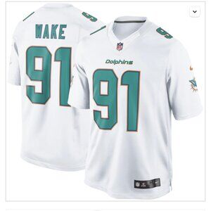 Mens Miami Dolphins Cameron Wake Nike White Game Jersey
